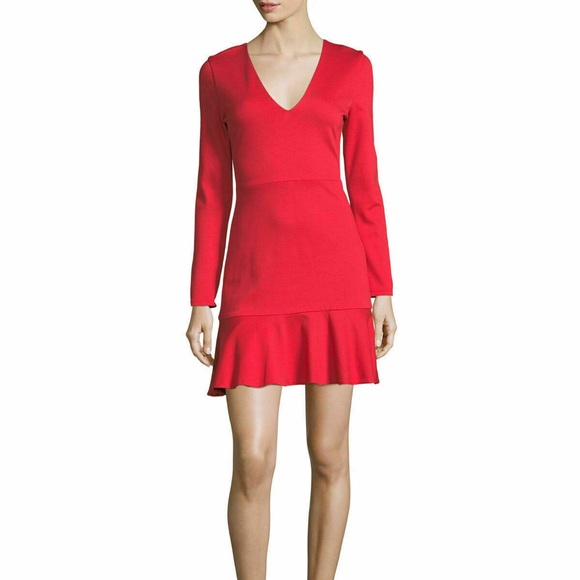 Alice + Olivia • Francine Ruffle Hem Dress - Picture 6 of 8